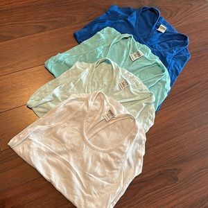 Bundle of 4! Victorias Secret Pink Racerback Tanks